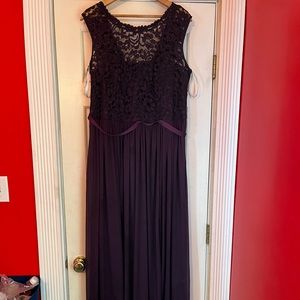 Plum Bridesmaid’s Dress, David’s Bridal STYLE# F19328